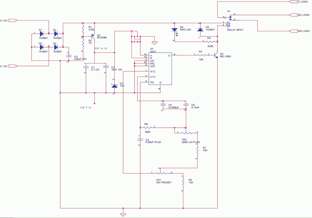 Analog Blind Dial On Delay Timer